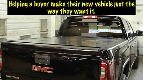 Installing a BAK Flip bed cover on the theft recovery GMC Sierra rebuild