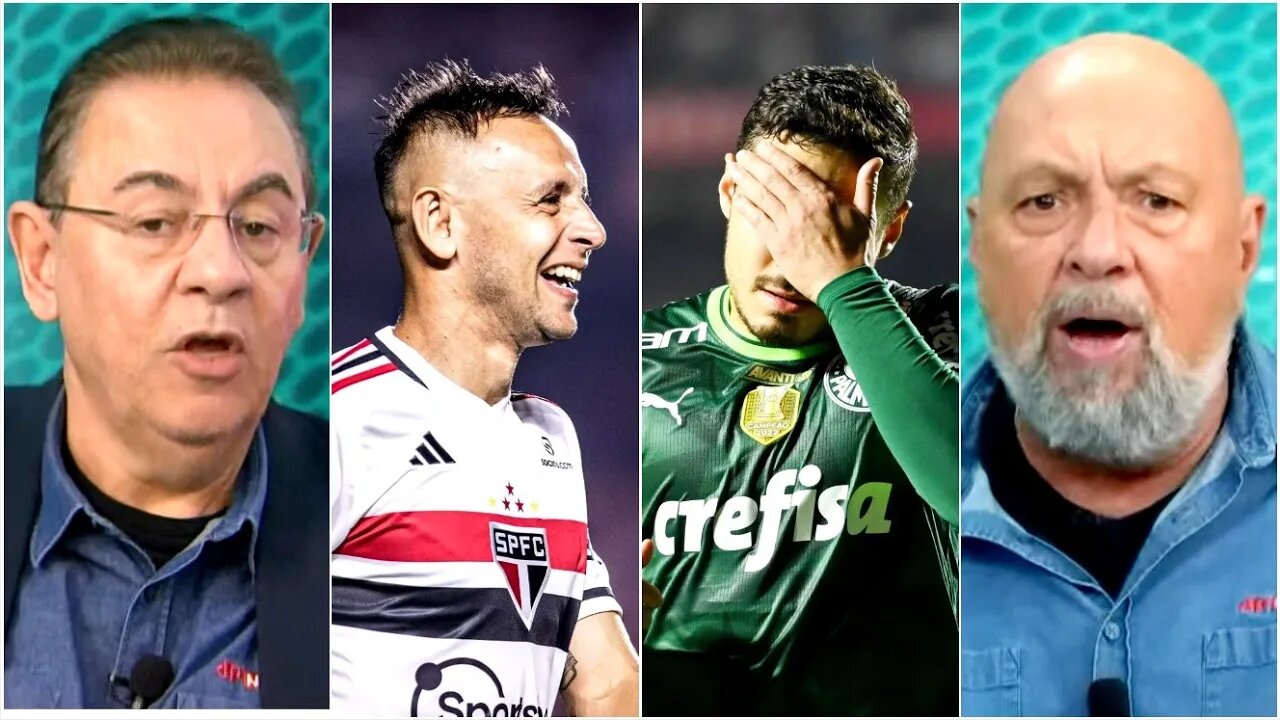 "O Palmeiras é MUITO CHORO e POUCA BOLA! O São Paulo GANHOU, FOI AGRESSIVO e..." OLHA esse DEBATE!