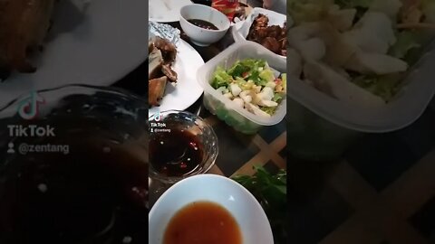 First Dinner At Home With Lovely Ladies