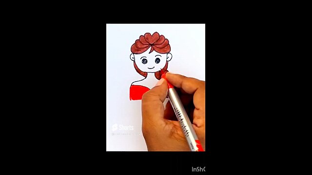 how to draw Elsa easy step by step