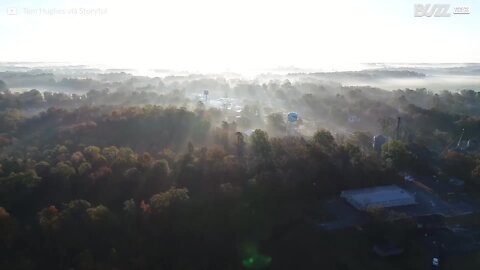 Les paysage brumeux et automnaux de Caroline du Sud