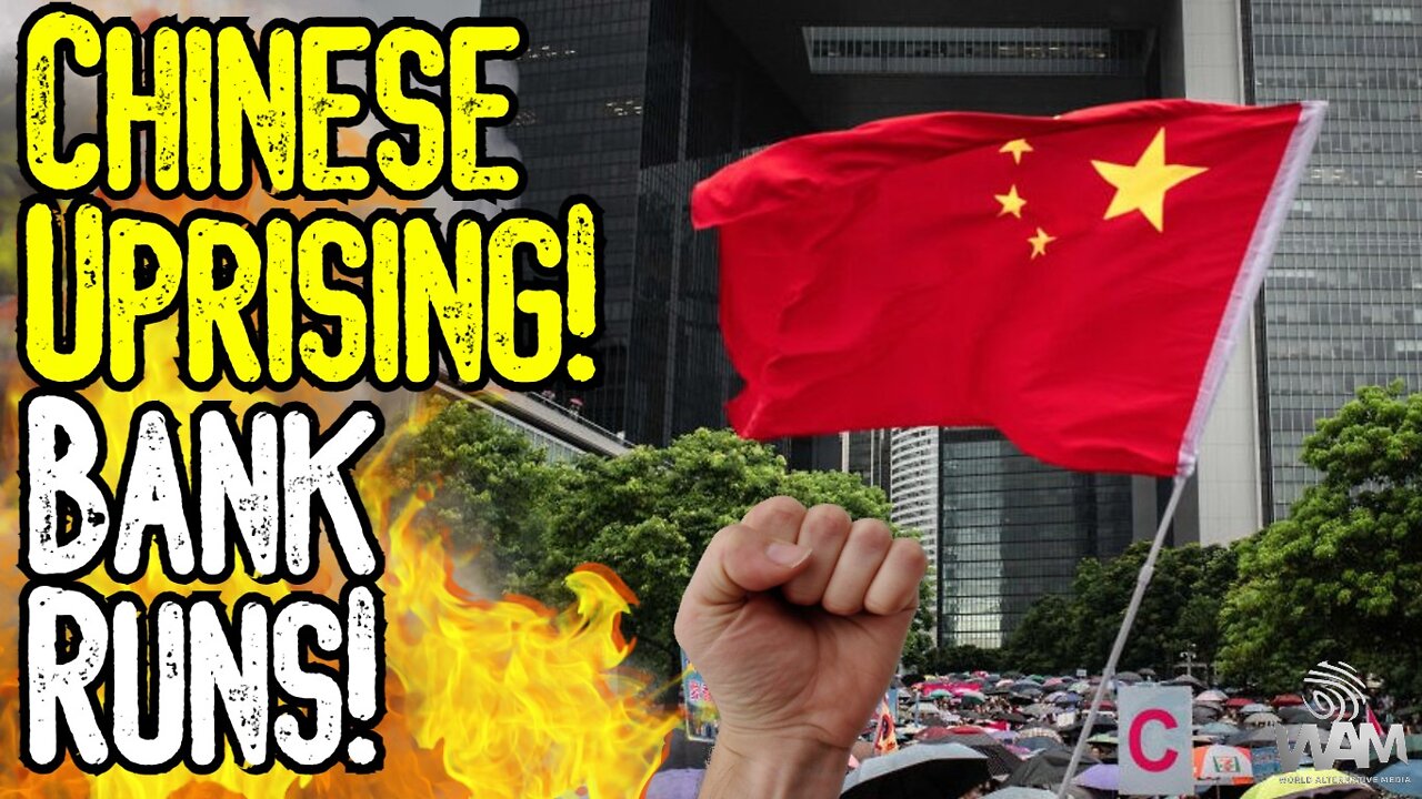 CHINESE UPRISING? - Millions Fight TECHNOCRACY In China - Bank Runs CONTINUE & Tanks Hit The Streets