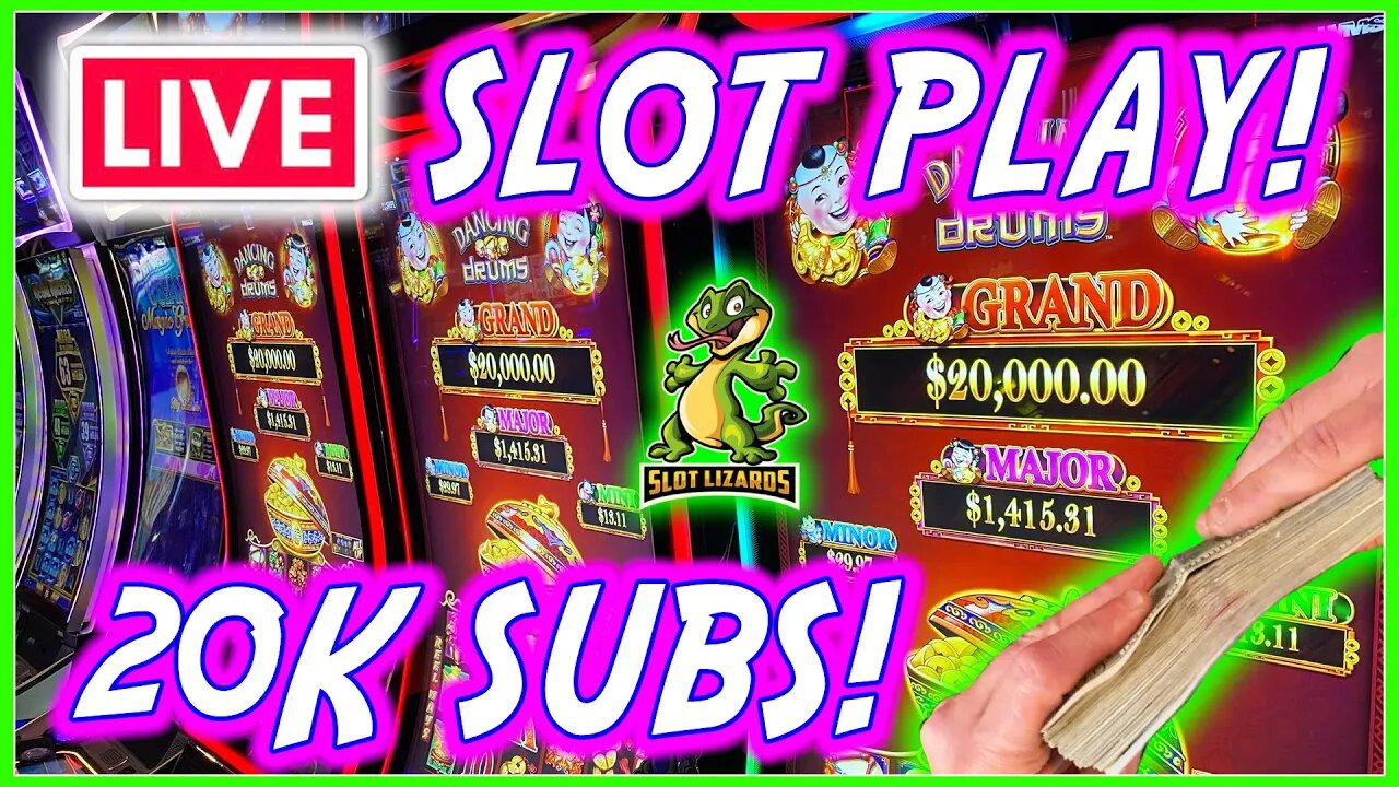 🔴 20K SUBSCRIBER LIVE SLOT PLAY SPECIAL! J WANTS MORE JACKPOTS! NEW GAMES!