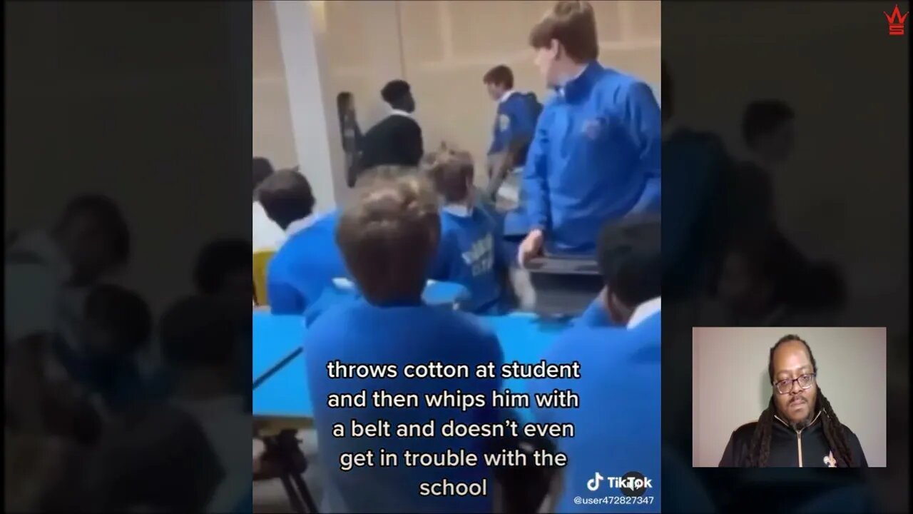 Terrible: Student Toss Cotton At A Black Student And Then Proceeding To Whip Him With A Belt!