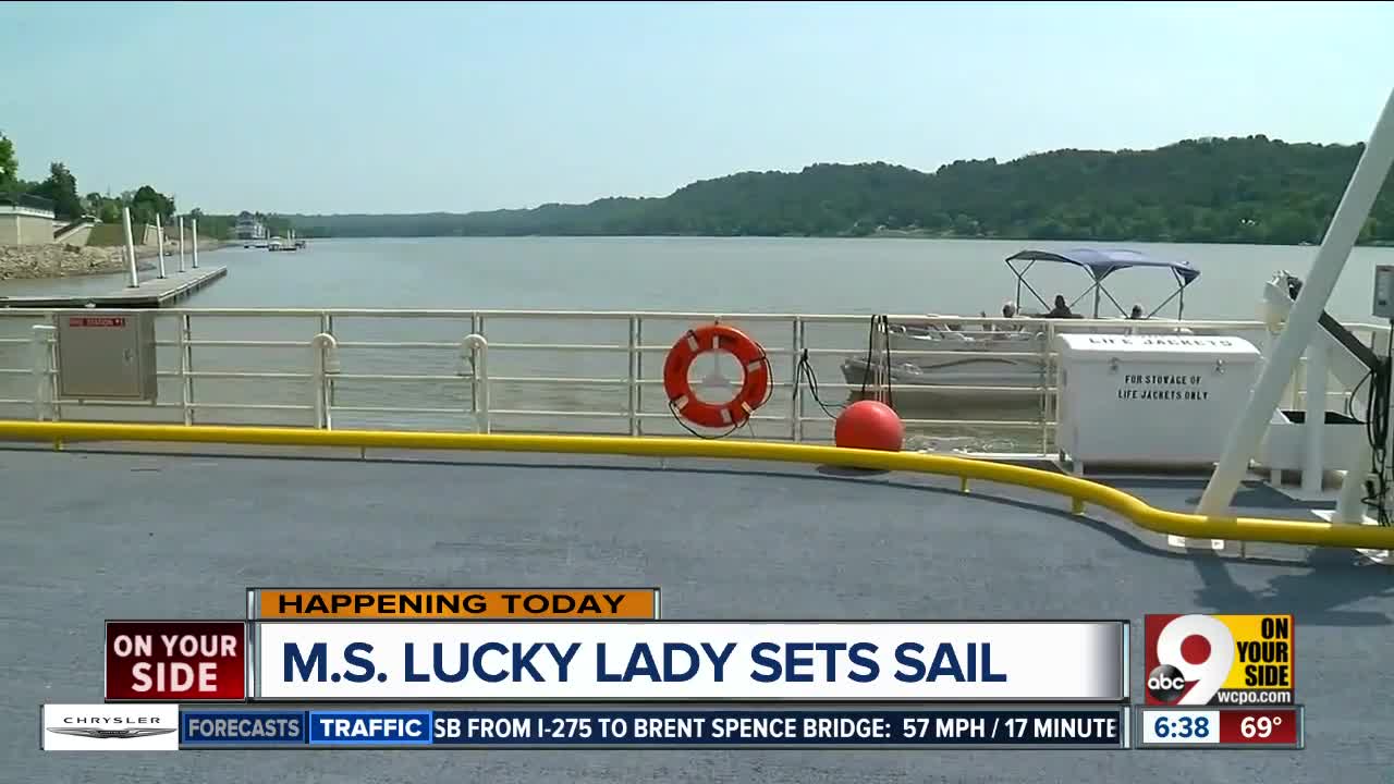 M.S. Lucky Lady sets sail from Rabbit Has