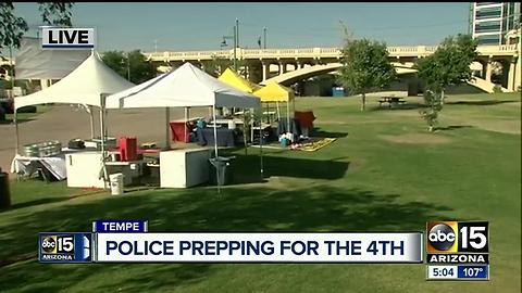 Police prepping for Fourth of July security in Tempe