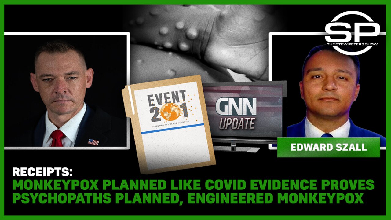 Receipts: MonkeyPox Planned Like Covid Evidence Proves Psychopaths Planned, Engineered Monkeypox