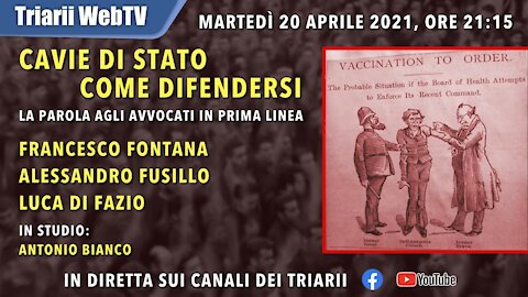 CAVIE DI STATO, COME DIFENDERSI. FRANCESCO FONTANA, ALESSANDRO FUSILLO, LUCA DI FAZIO