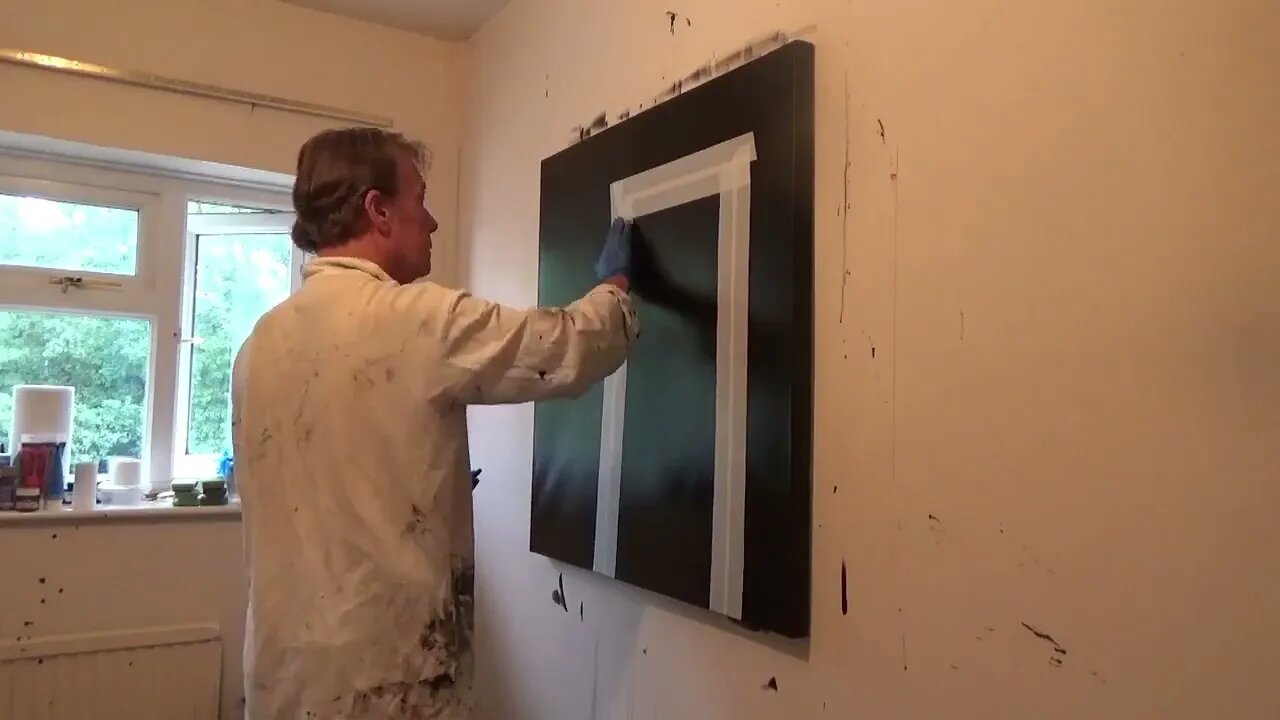 'ONE MORE TIME' - Abstract Oil colour field Speed Painting