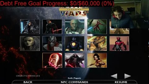 Luke Skywalker VS Darth Plagueis In A Battle With Commentary In Star Wars Jedi Knight Jedi Academy