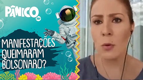 Manifestações contra o Congresso queimaram Bolsonaro? Carla Zambelli comenta