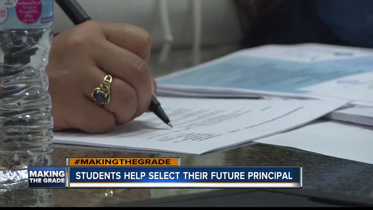 Students help interview, select future principal for Lewis and Clark Elementary