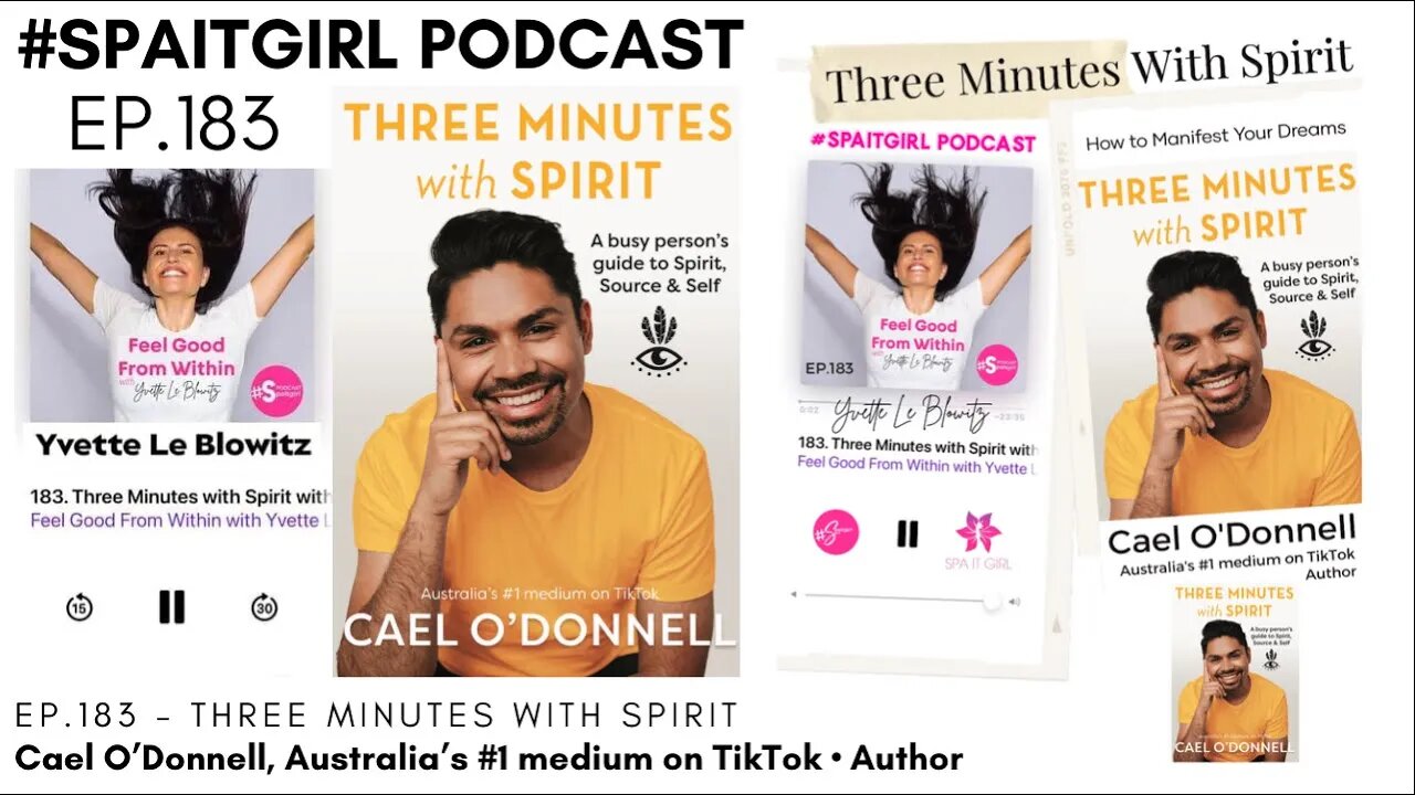 Three Minutes with Spirit w/Cael O'Donnell Australia's #1 Medium TiKTok - #spaitgirl #spirituality