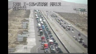 'Sunday drive' on I-15 backed up 17-miles at one point