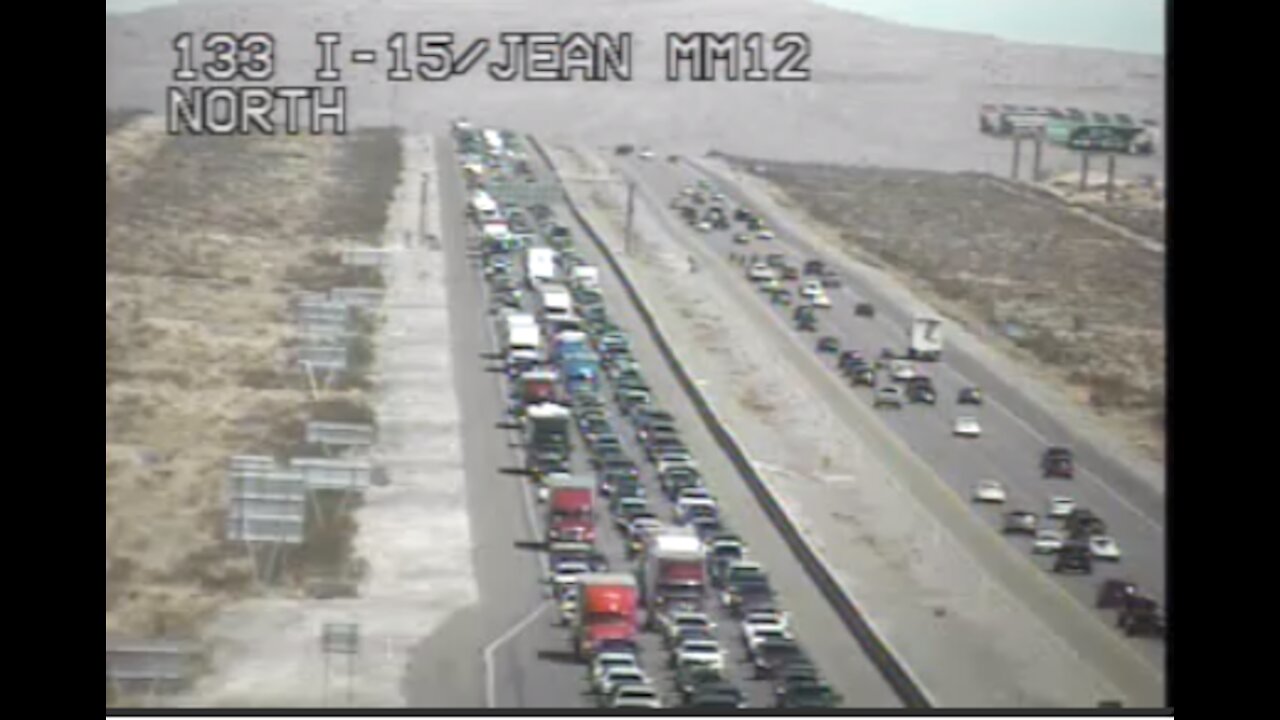 'Sunday drive' on I-15 backed up 17-miles at one point