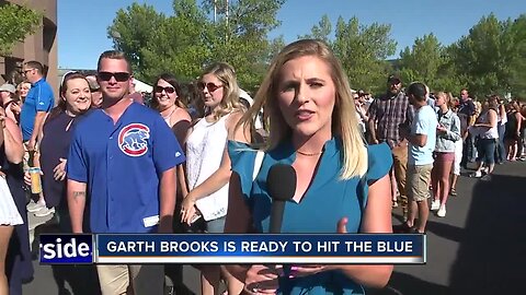 Garth Brooks is ready to hit the blue