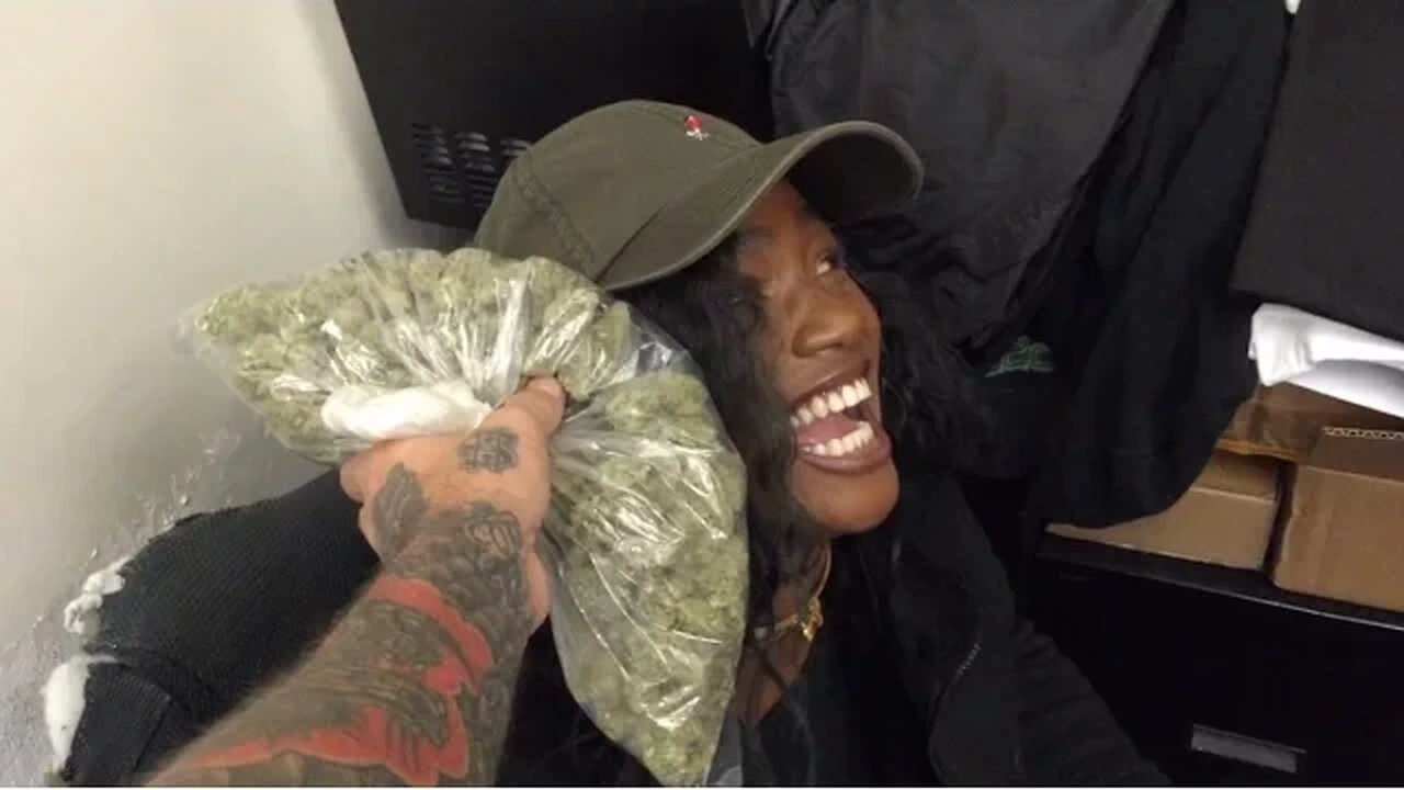 HITTING PEOPLE IN THE HEAD WITH A BIG SACK OF dro