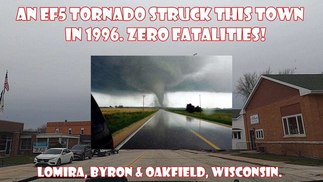 An EF5 TORNADO Struck This Town in 1996. ZERO Fatalities! Lomira, Byron & Oakfield. Wisconsin.