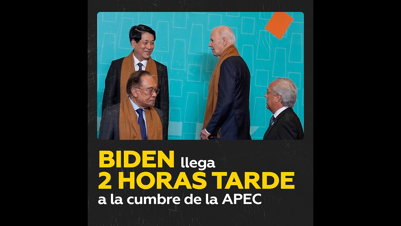 Joe Biden llega 2 horas tarde al segundo día de la cumbre de la APEC en Perú