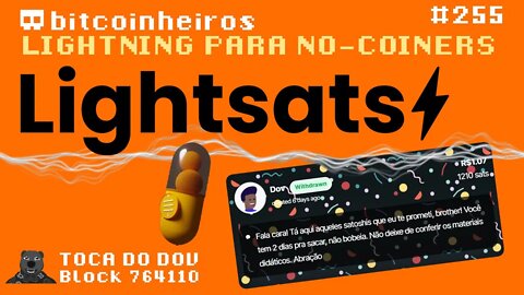 Lightsats para receber os primeiros satoshis