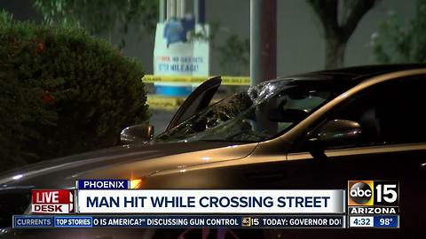 Pedestrian struck near 19th Avenue and Bell Road