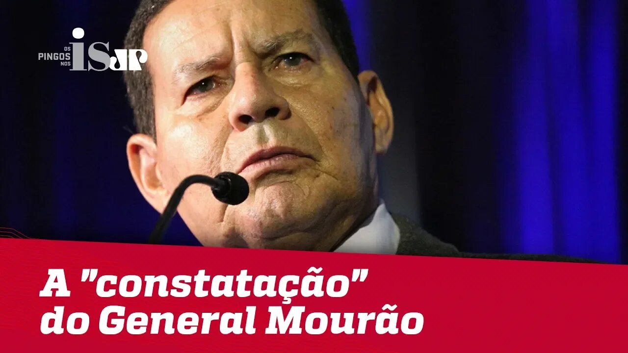 A 'constatação' do General Mourão (e de Barack Obama)