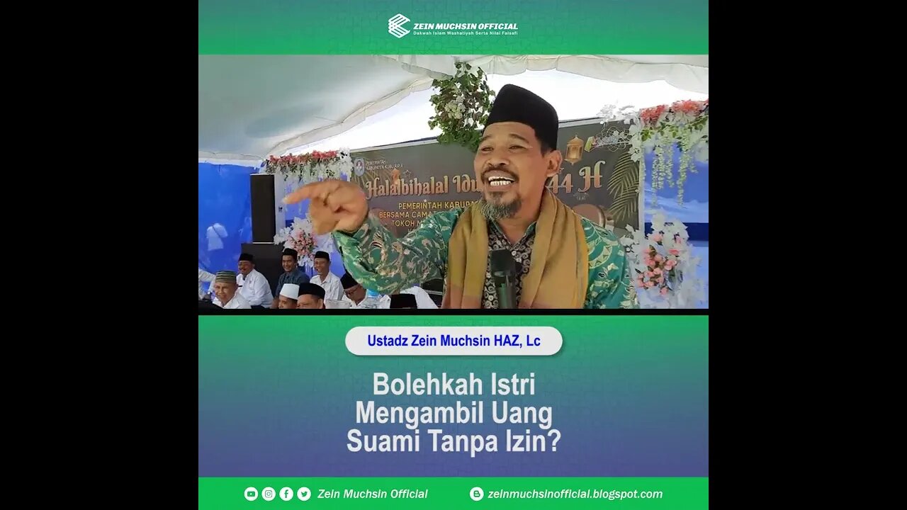 Bolehkan Mengambil Uang Suami Tanpa Ijin - Ustadz Zein Muchsin