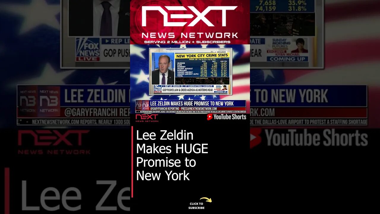 Lee Zeldin Makes HUGE Promise to New York #shorts