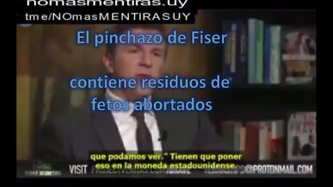 Residuos de fetos abortados en la aguja experimental de Fiser.
