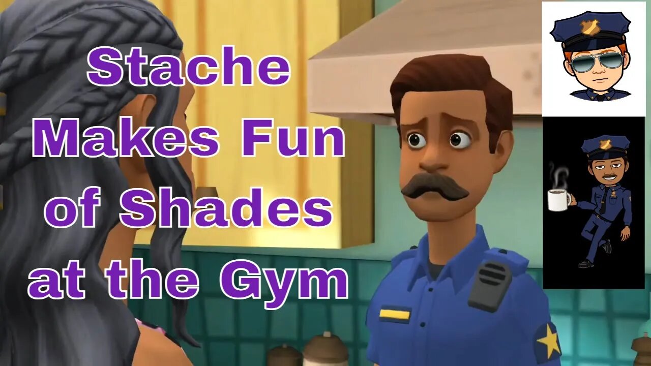 Stache Makes Fun of Shades at the Gym, Instantly Regrets It! 🤔