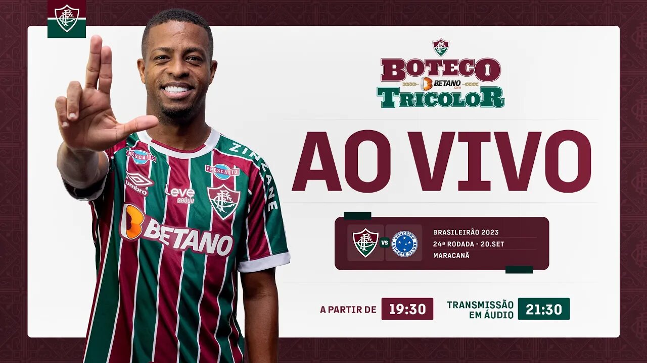 AO VIVO - FLUMINENSE X CRUZEIRO | 24ª RODADA DO CAMPEONATO BRASILEIRO 2023