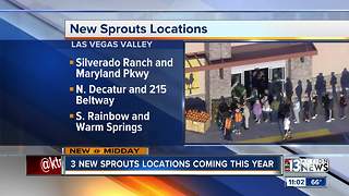 Sprouts opening 3 new Las Vegas locations