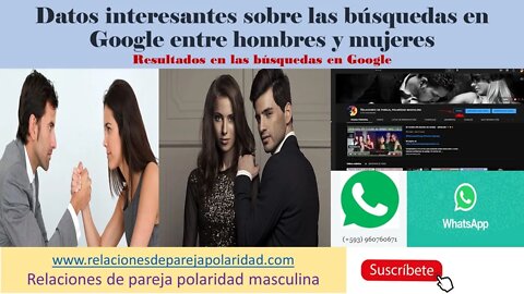 Datos interesantes sobre las búsquedas en Google entre hombres y mujeres