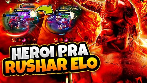 ELE É O MELHOR HERÓI PRA SAIR DO ELO HELL! | MOBILE LEGENDS