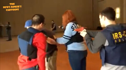 Biden's IRS recruits training for deadly force.