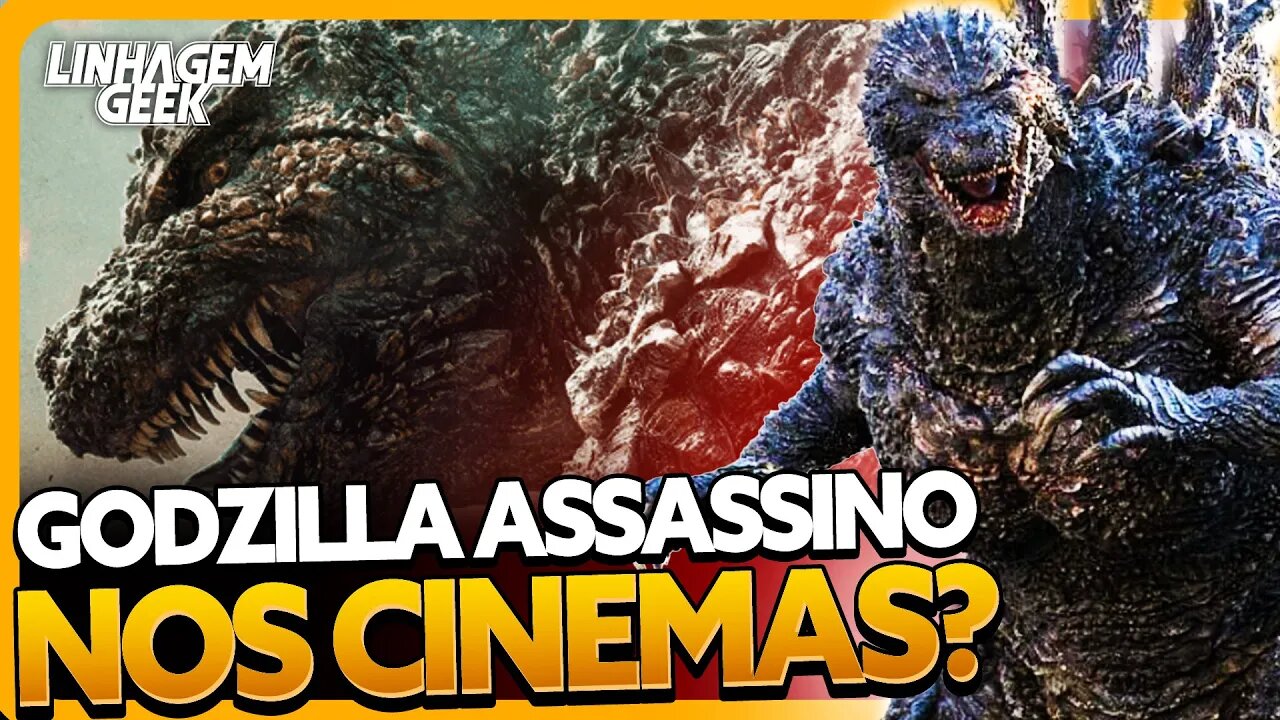 GODZILLA AGRESSIVO E DESTRUIDOR VINDO AÍ! GODZILLA MINUS ONE TRAILER