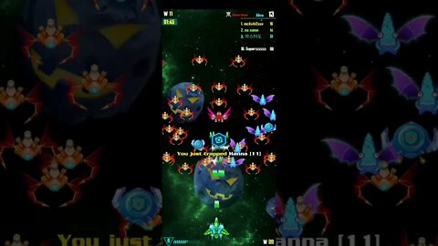 GALAXY ATTACK ALIEN SHOOTER - PVP SURVIVAL 1 VS 30 - 1 seconds short and become 2nd