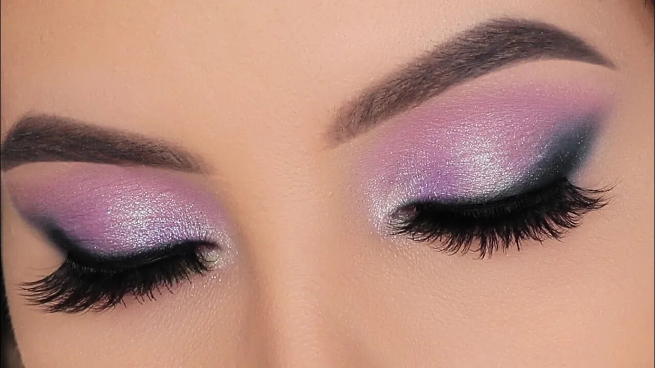 Soft Purple Smokey Eye Look Tutorial Hooded Eyes