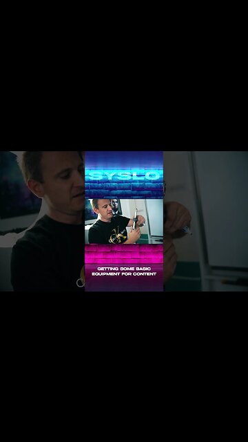 Getting Some Basic Equipment for Content - Robert Syslo Jr.