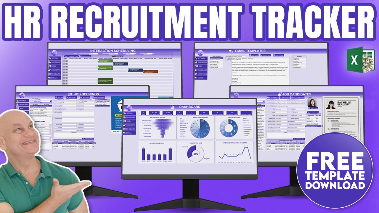 How To Create An HR Recruitment Tracker Application & Dashboard In Excel [+FREE DOWNLOAD]