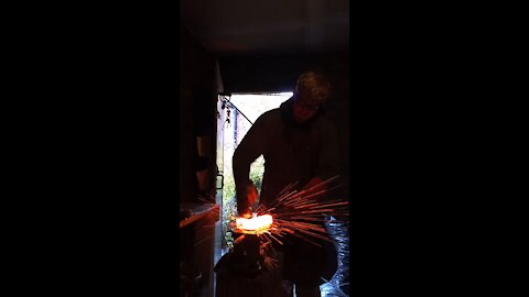 Blacksmithing in a ThunderStorm