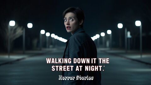 Walking Down It The Street at Night | Horror Stories