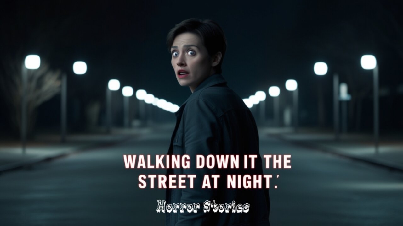 Walking Down It The Street at Night | Horror Stories