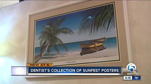 Ultimate SunFest poster collector? Dentist shows off his extensive collection