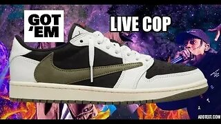 Live Cop : Travis Scott X Air Jordan 1 : " Olive "