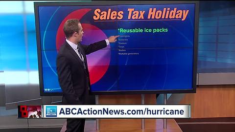 Hurricane supplies sales tax holiday begins Friday in Florida