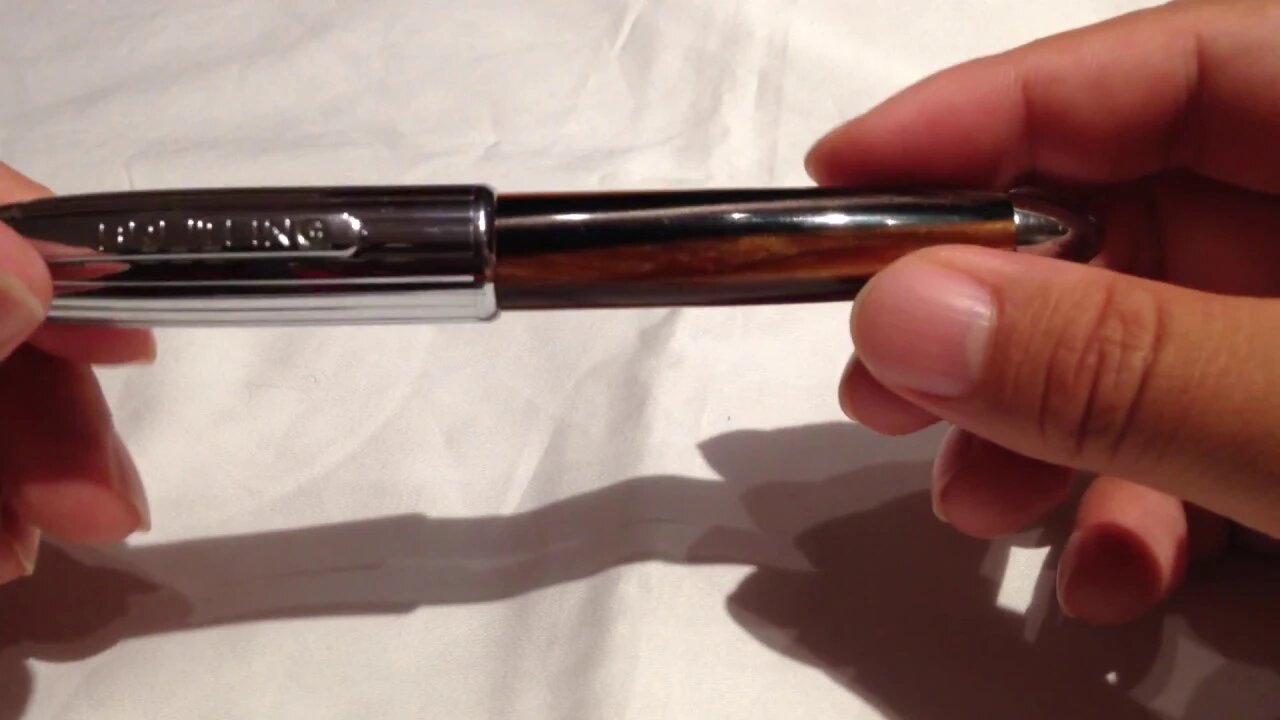 Breitling Limited Edition brown Tiger's Eye Ballpoint Pen Review