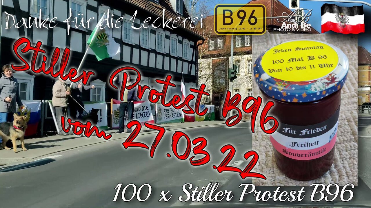Stiller Protest B96 vom 27.03.2022