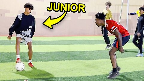 I played Football with Ronaldo jr