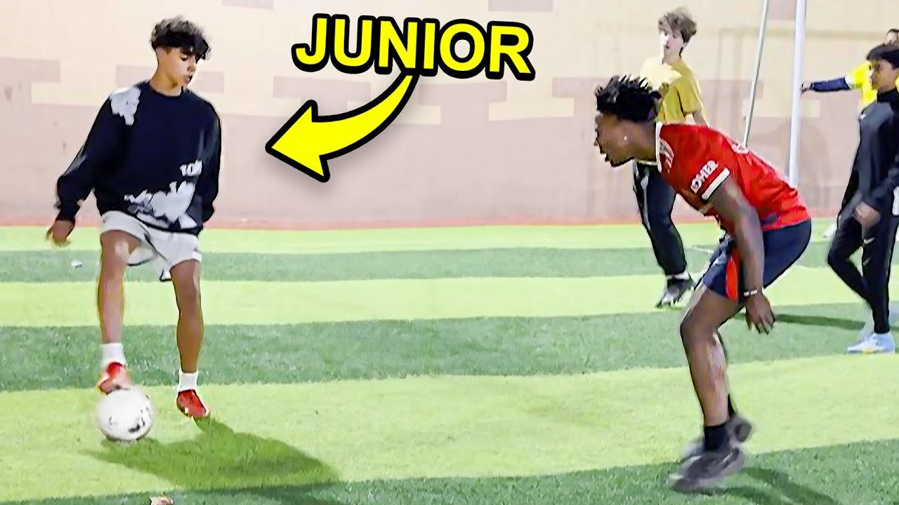 I played Football with Ronaldo jr